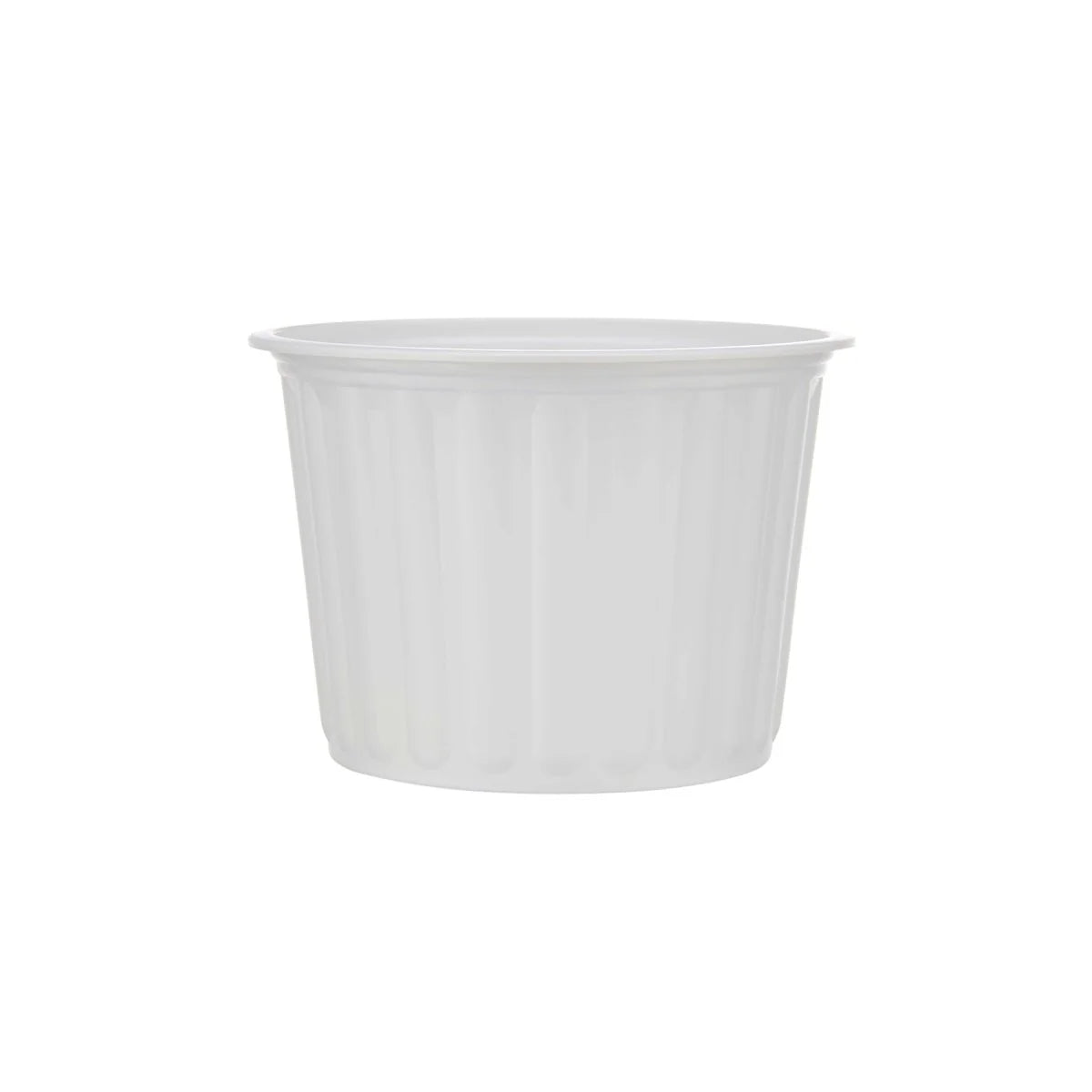 PP Corrugated White Bowl