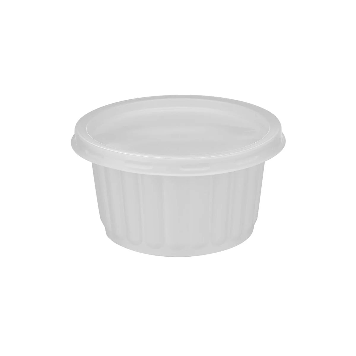 White Lid For Corrugated/Plain Cups