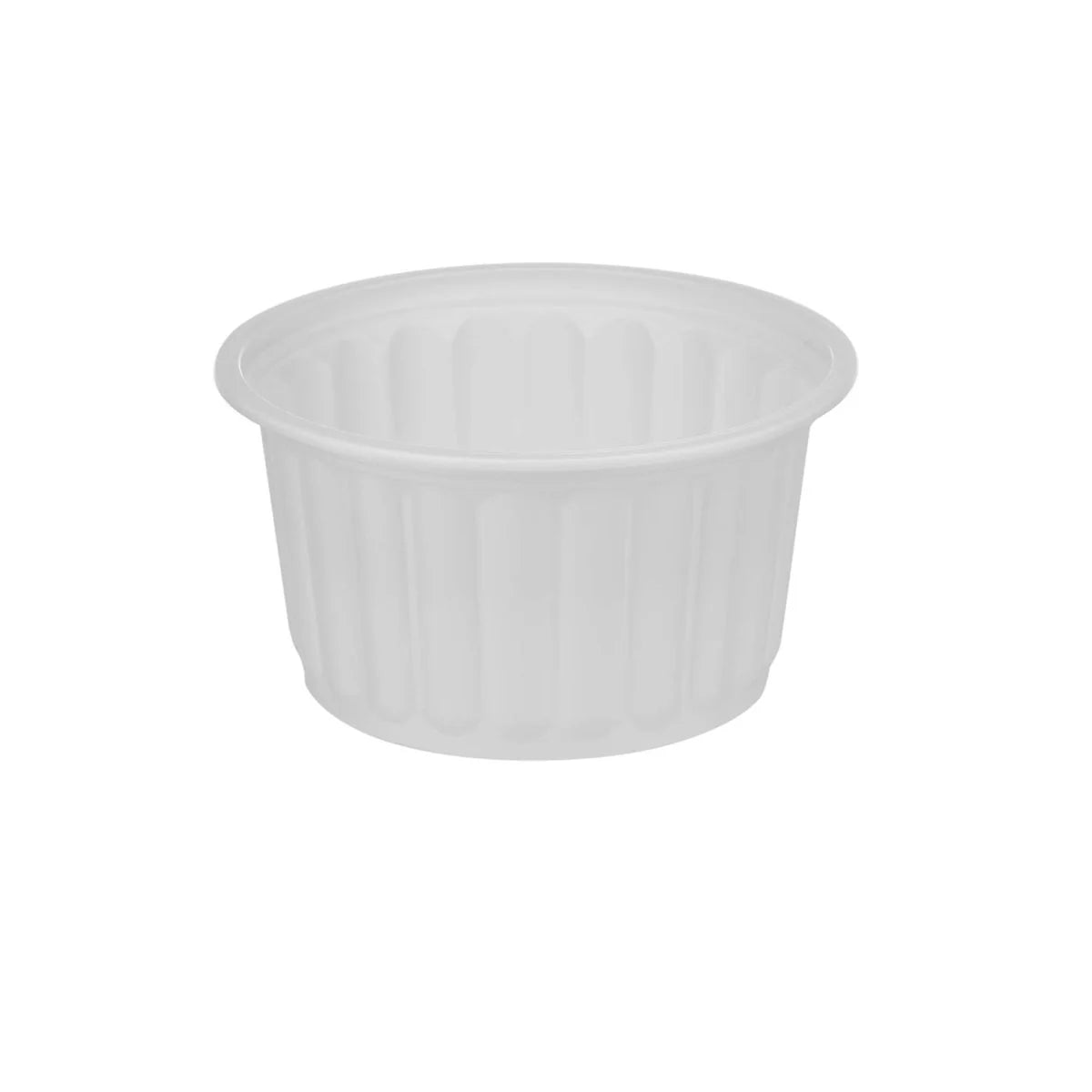 PP Corrugated White Bowl