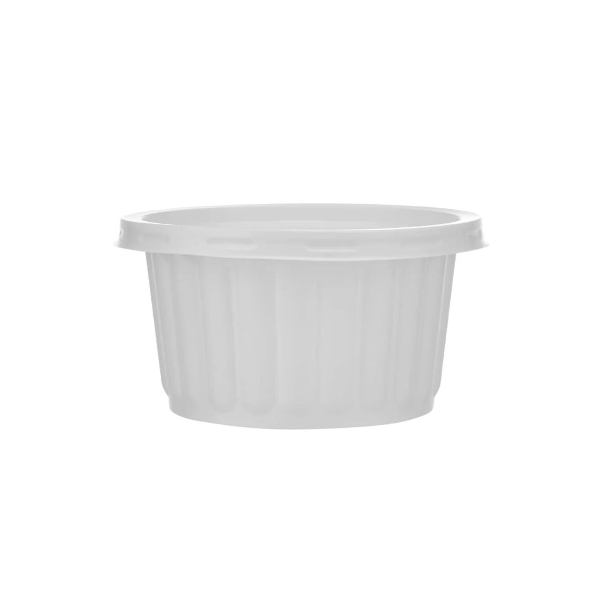 PP Corrugated White Bowl