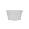 PP Corrugated White Bowl