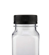 Plastic Square Bottle with Black Cap - hotpack.bh
