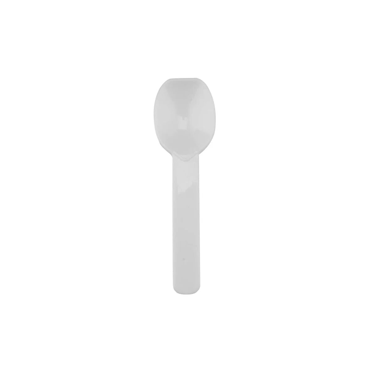 White Plastic Taster Spoon Small