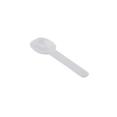 White Plastic Taster Spoon Small