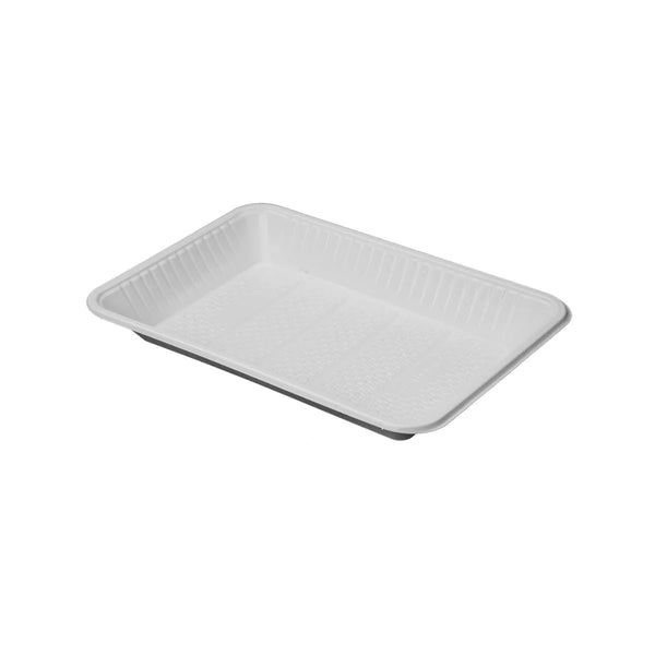 Plastic White Rectangular Tray-10 Kg