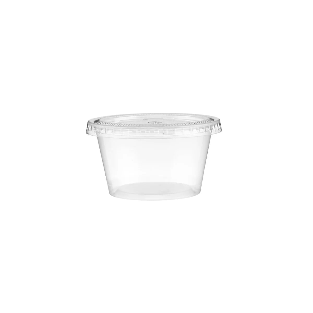  PP Clear Portion Cup 4 0z with Lid