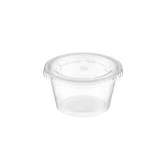  PP Clear Portion Cup 4 0z with Lid