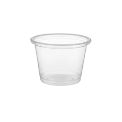 PP Clear Portion Cup 1 Oz with Lid