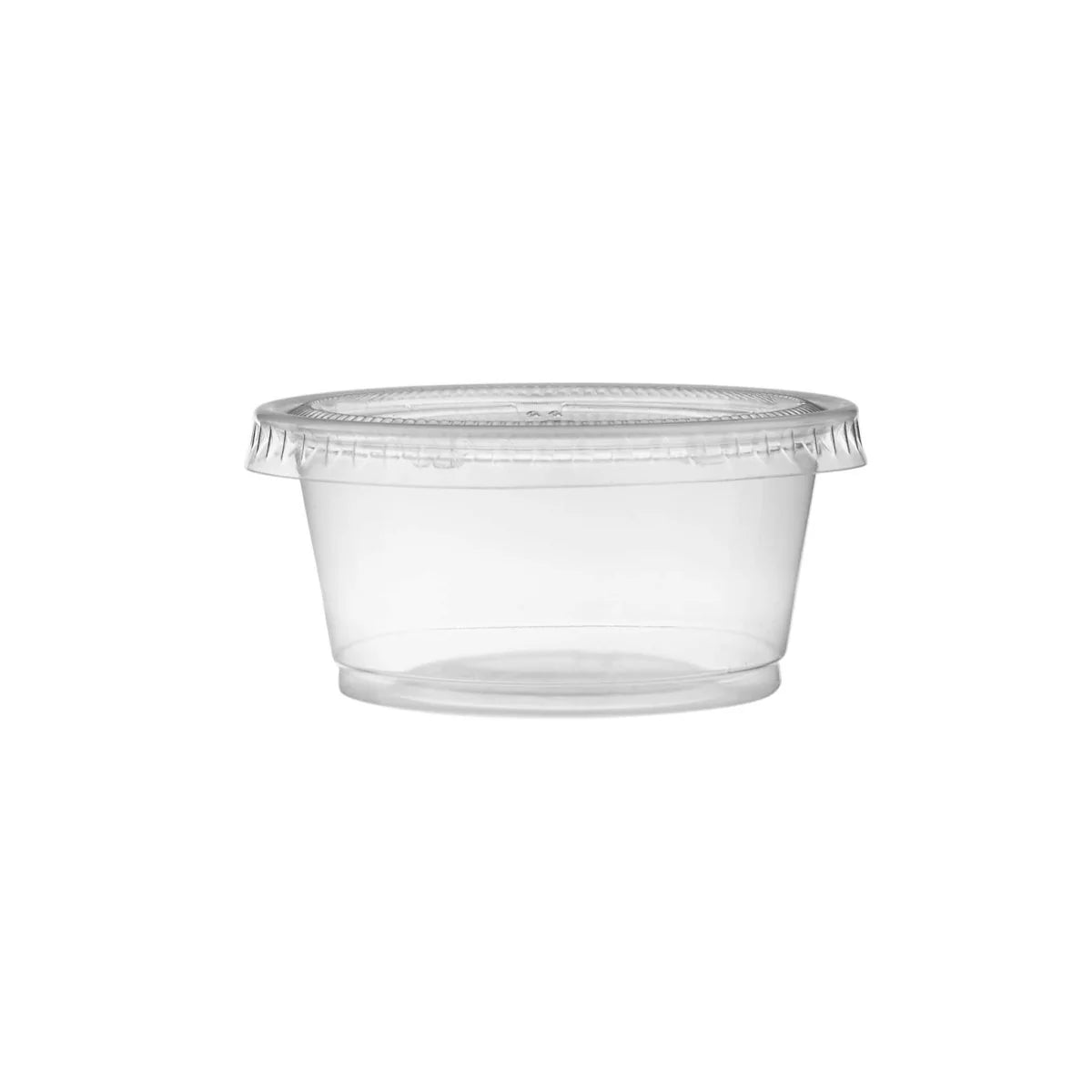 PP Clear Portion Cup with Lid 2 Oz