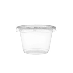 PP Clear Portion Cup with Lid 3 Oz