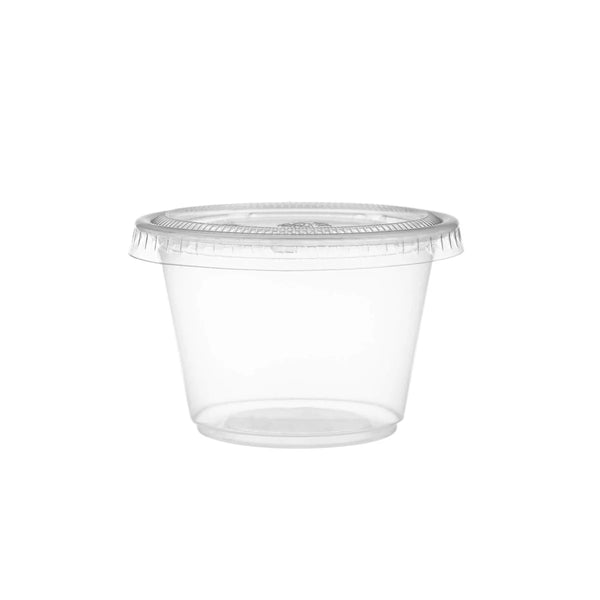 PP Clear Portion Cup 2.5 Oz with Lid