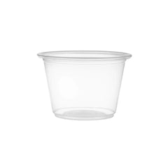 PP Clear Portion Cup with Lid 3 Oz