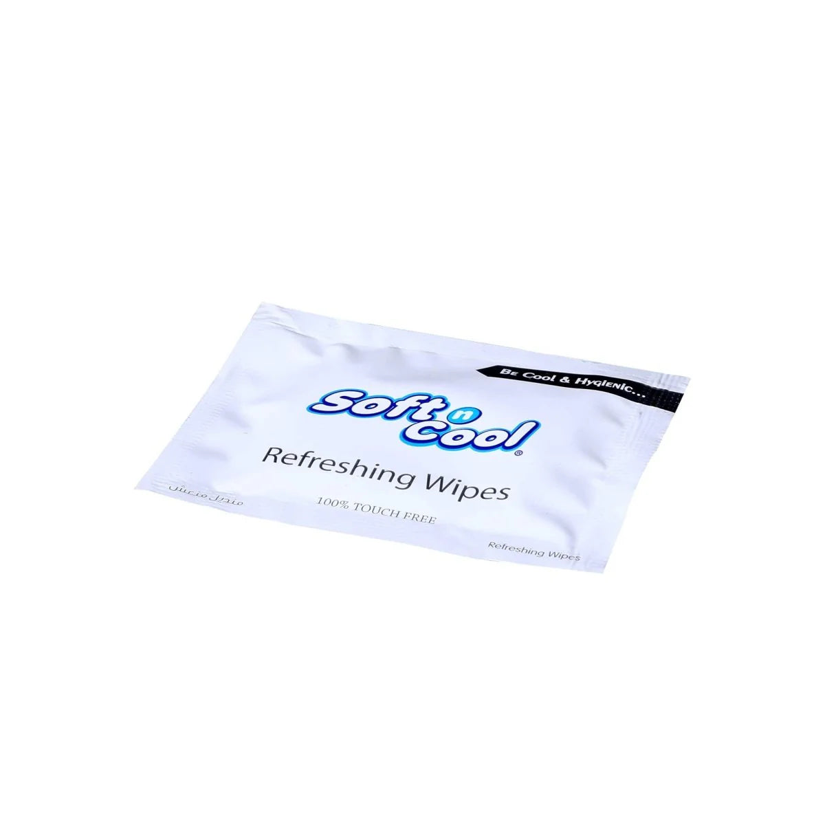 WET REFRESHNER TISSUE BLACK LARGE-11*7 cm 