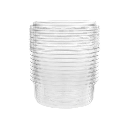 Round PET Deli Containers 8 Oz