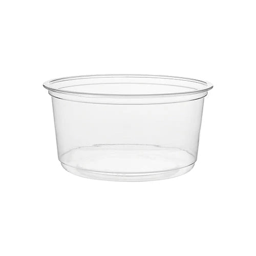 Round PET Deli Containers 12 Oz