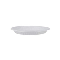 Round Plastic Plate White 9 Inch