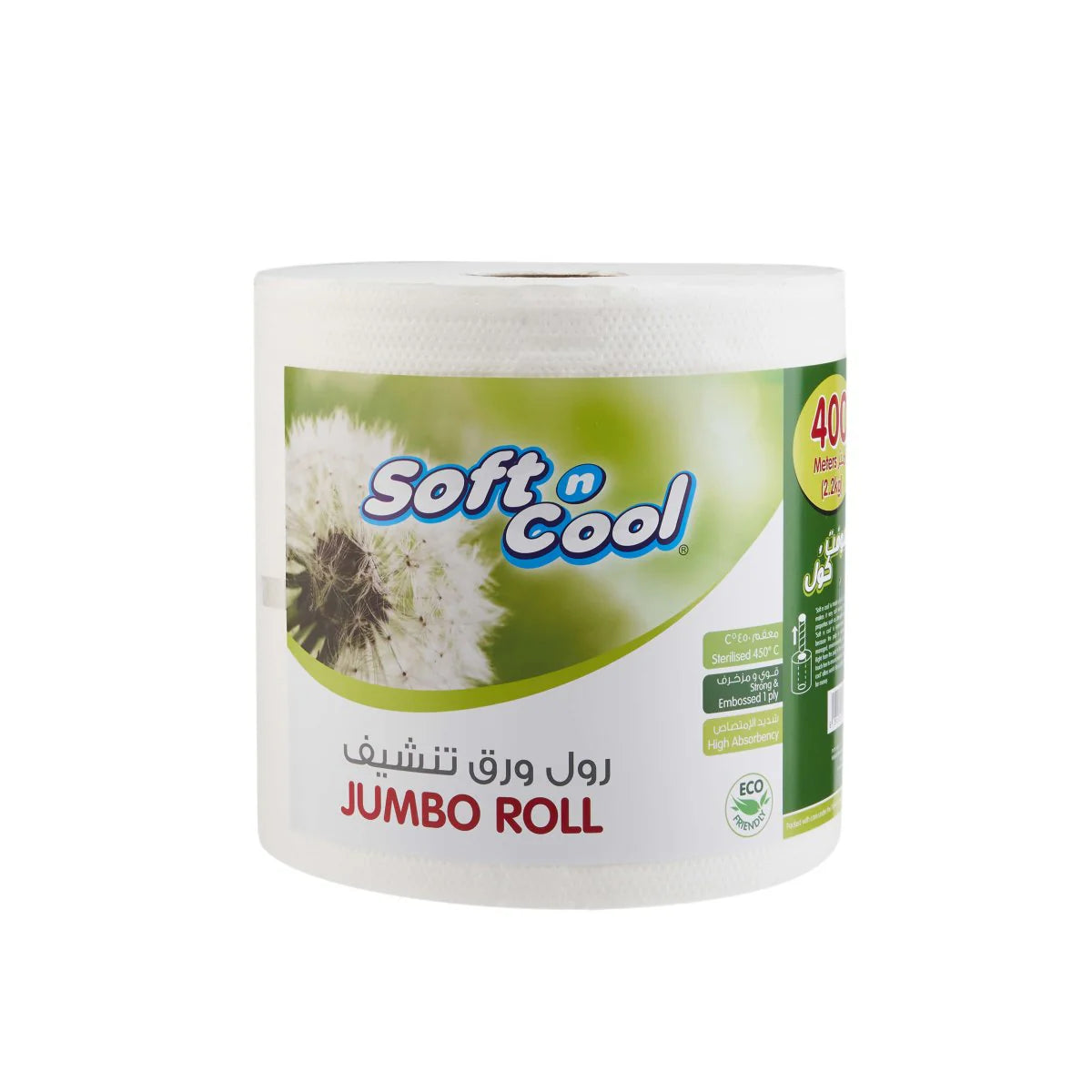 Soft n Cool Paper Jumbo Maxi Roll Poly Packing 400 Mtr