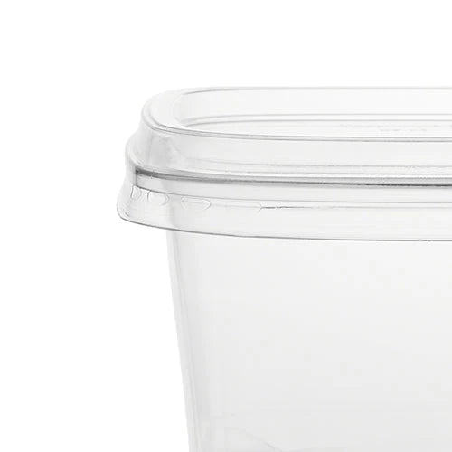 Square PET Deli Containers 12 Oz