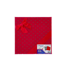 Square Gift Box 20*20*5CM-LITE RED-CHB33