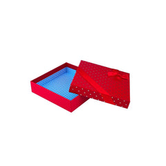 Square Gift Box 20*20*5CM-LITE RED-CHB33