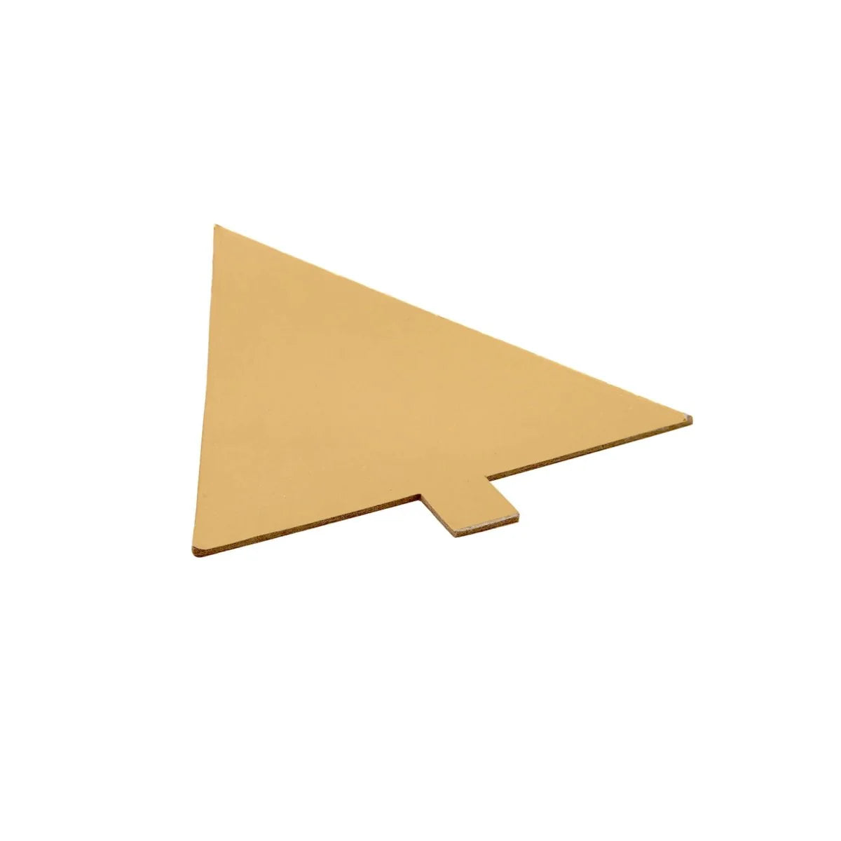 Triangle Gold Single Cake Piece Board 11.5 Cm