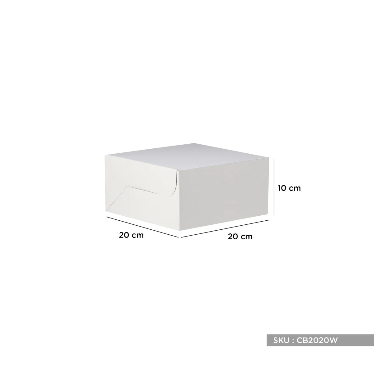 White Cake Box