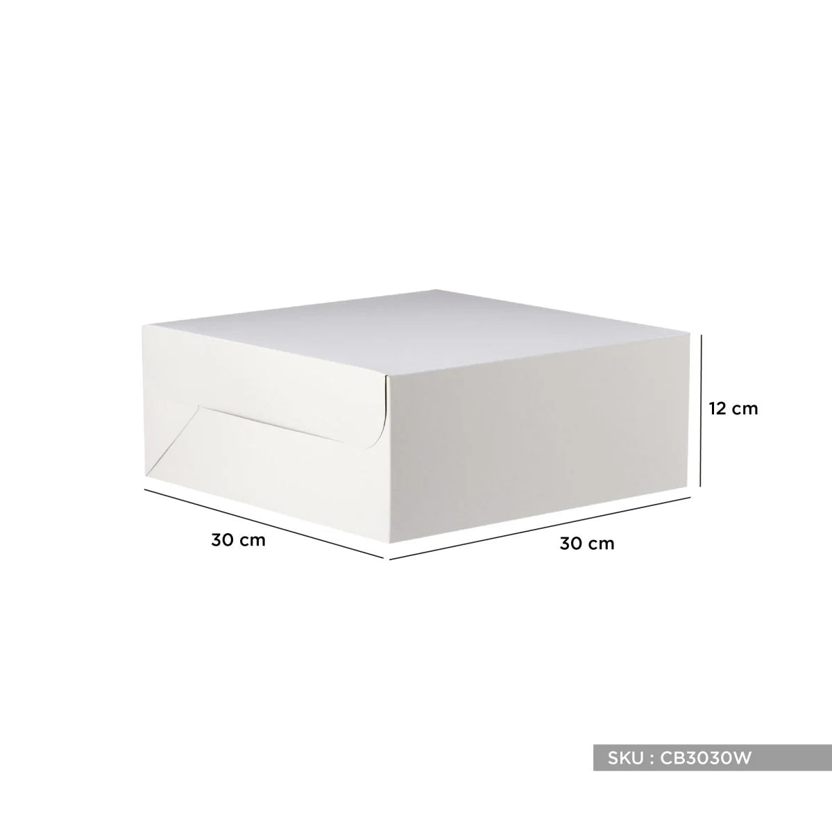 White Cake Box