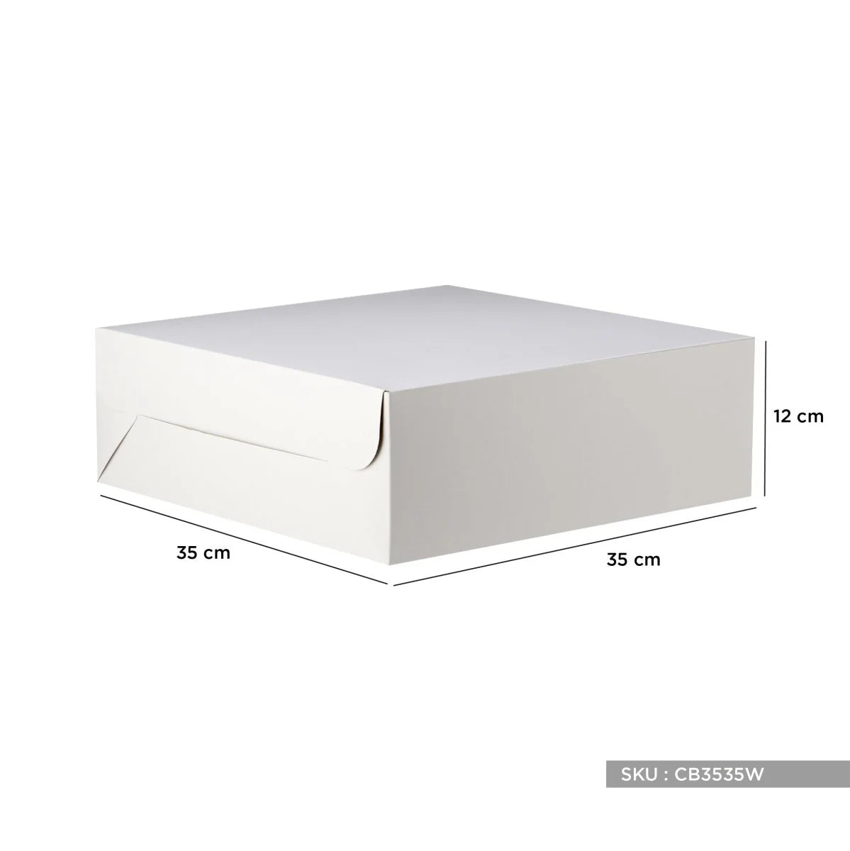 White Cake Box