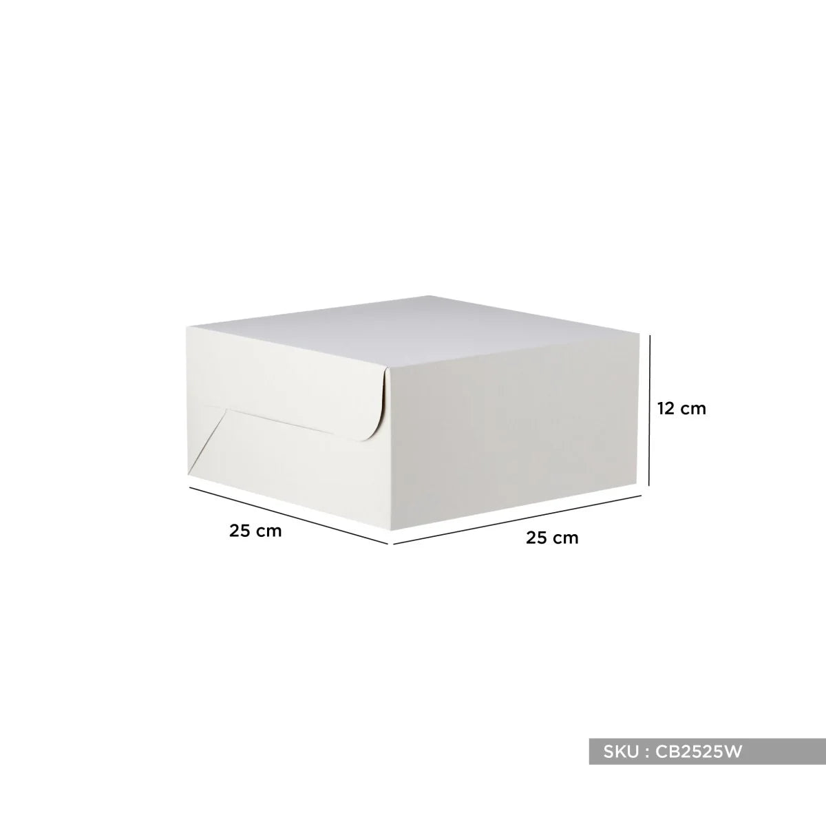 White Cake Box