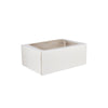White Cup Cake Box with Inserts