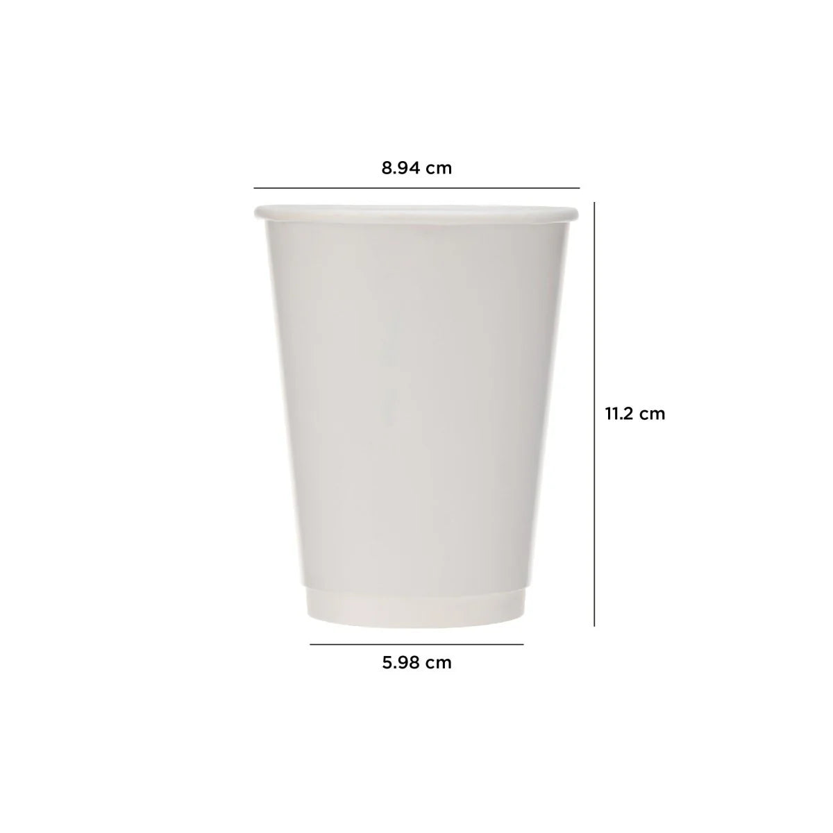 White Double Wall Paper Cups