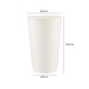 White Double Wall Paper Cups