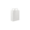 White Paper Bag Flat Handle 