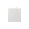 White Paper Bag Flat Handle 