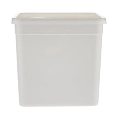 White Plastic 4 Litre Pail Box