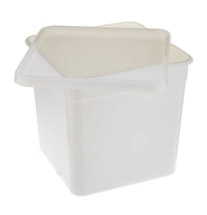 White Plastic 4 Litre Pail Box