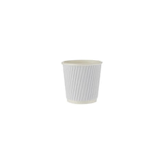 White Ripple Paper Cups