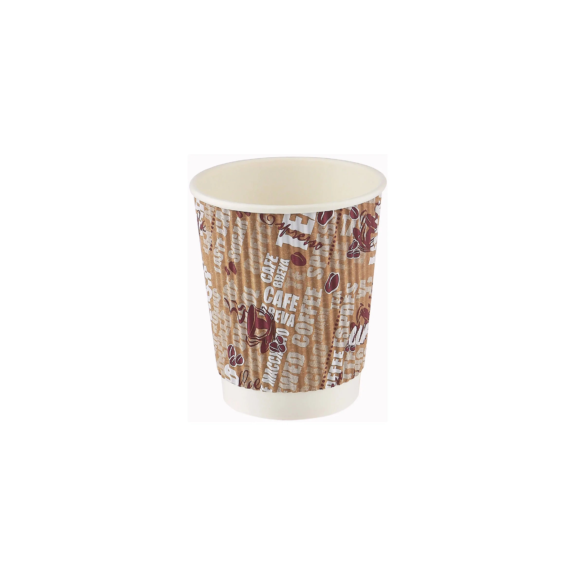 Ripple Cup, 8 Oz (240 ml)| 500 Pieces-Hotpack Bahrain