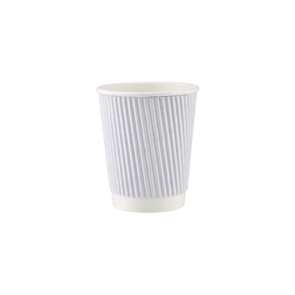 White Ripple Cup, 8 Oz (240 ml)| 500 Pieces-Hotpack Bahrain