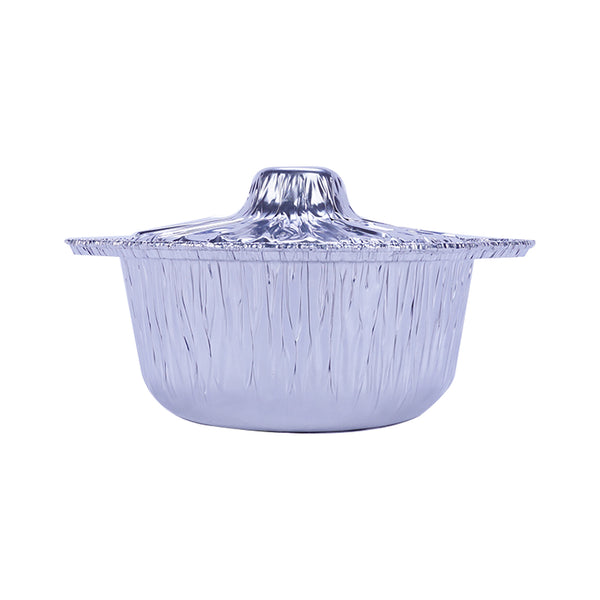 Hotpack |Pot Containers With Hood - 21 Cm | 200 PCS - Hotpack Bahrain