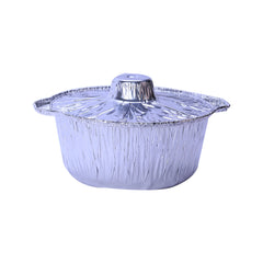 100 Pieces Aluminum POT Container With Hood - 25 cm
