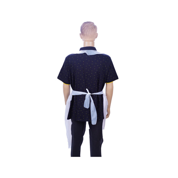 Plastic Apron White 28 Inch (Width) X 46 Inch (Length)-1000 Pieces - hotpack.bh
