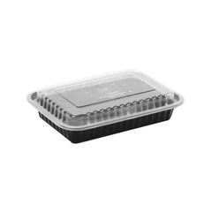 Rectangular Container 28Oz+Lid- 229*158*53 Mm  150 Sets - Hotpack Bahrain