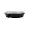 Rectangular Container,3 Comp. + Lid - Dia = 232*43 Mm 150 Sets - Hotpack Bahrain