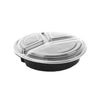 Rectangular Container,3 Comp. + Lid - Dia = 232*43 Mm 150 Sets - Hotpack Bahrain
