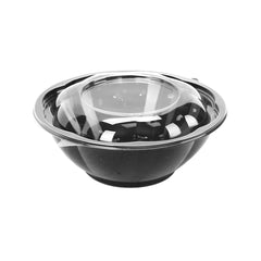 Black Base Round Salad Bowl 24 Oz 300 Pieces - Hotpack Global