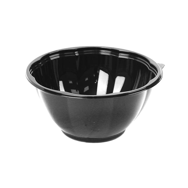Black Base Round Salad Bowl 32 Oz 300 Pieces - Hotpack Global