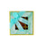 48 Pieces Square Blue Chocolate Gift Box Shape 09 Division - 12*12*4 cm