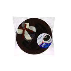 48 Pieces Round Brown Chocolate Gift Box 21 Division -19*19*4 cm