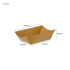 Small Kraft Boat Tray